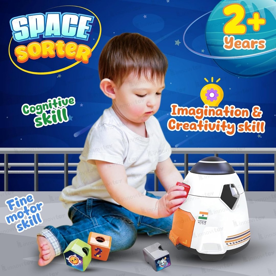 innovitoy Space Shape Sorter with Changing Shape - Image 2