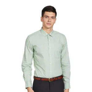 Symbol Men’s Solid Slim Fit Shirt