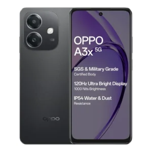 OPPO A3X 5G (Sparkle Black, 4GB RAM, 64GB Storage)