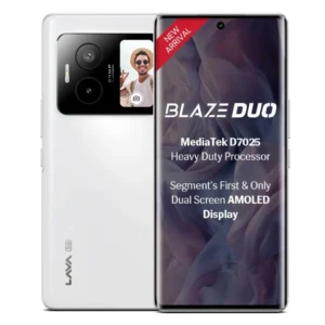 Lava Blaze Duo 5G (Artic White, 6GB RAM, 128GB Storage)