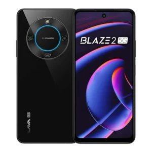 Lava Blaze 2 5G (Glass Black, 6GB RAM, 128GB Storage)| Stunning Ring Light| 50 MP AI Camera