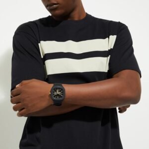 URB_N Men Regular Fit Striped T-shirt