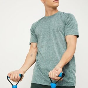 Men Solid Sports T-shirt