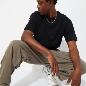 URB_N Men Relaxed Fit Solid T-shirt