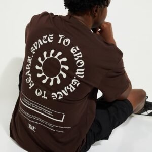 URB_N Men Relaxed Fit Back Print T-shirt