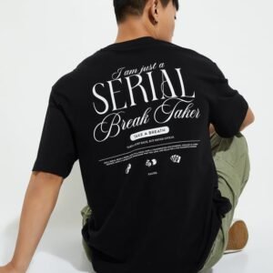 URB_N Men Back Graphic Printed T-shirt