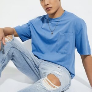 URB_N Men Solid Oversized T-shirt