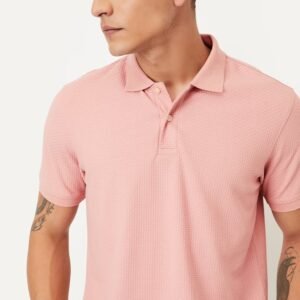 Men Knitted Polo T-shirt