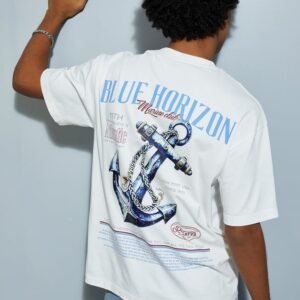 URB_N Men Oversized Back Printed T-shirt