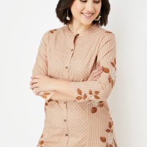 Printed Straight Fit Kurta for Women