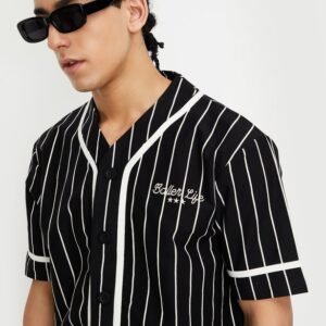 Men Striped Sports T-shirt