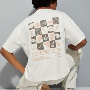 URB_N Men Printed Boxy Fit T-shirt