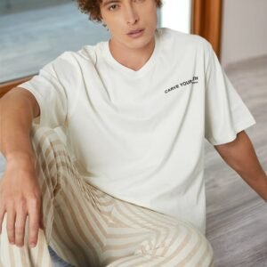 Men Back Print T-shirt