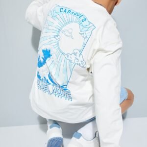 URB_N Men Back Print Oversized T-shirt