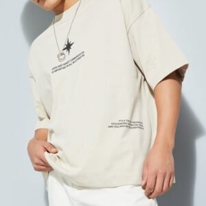 Men’s Relaxed Fit Tee with Bold Back Graphic – URB_N