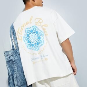 URB_N Casual Printed T-shirt in Boxy Fit – For Men