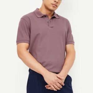 Men Solid Polo T-shirt