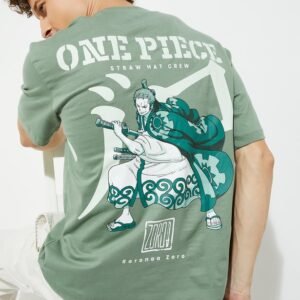 Men One Piece Print T-shirt