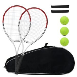 Lightweight 27-Inch Pre-Strung Tennis Racquet
