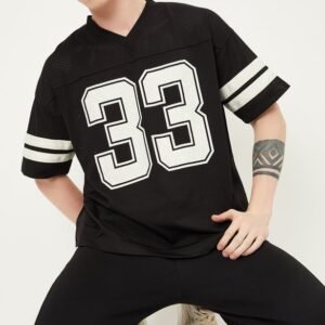 Men Mesh Boxy Fit Sports T-shirt