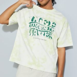 URB_N Women Printed Oversized T-shirt