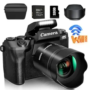 Saneen Digital Camera, 4K Cameras for Photography and Video