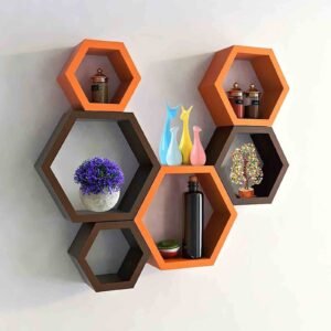 Orange Plywood, Cloth, Goldfoil, Paints