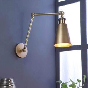 Lyon Brass Metal Wall Sconces, for Home
