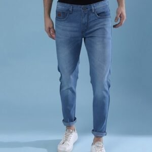 Men’s Blue Regular Fit Jeans – Comfortable Everyday Wear