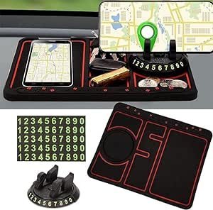 Anti-Slip CAR Dashboard MAT with 362 Degrees Rotating