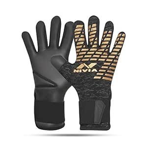 Nivia Rubber Grip Goalkeeper Gloves for Football