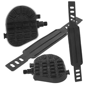 Set Pedal Accessories for Exercise Bike Pedals