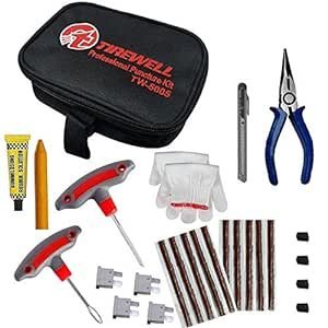 TIREWELL 10 in 1 Universal Tubeless Tyre Puncture Kit