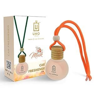 UNO Aroma Car Freshener Hanging with Musk Fragrance