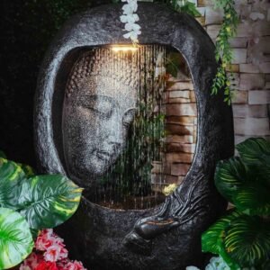 Black Face Shower Water Fountain,