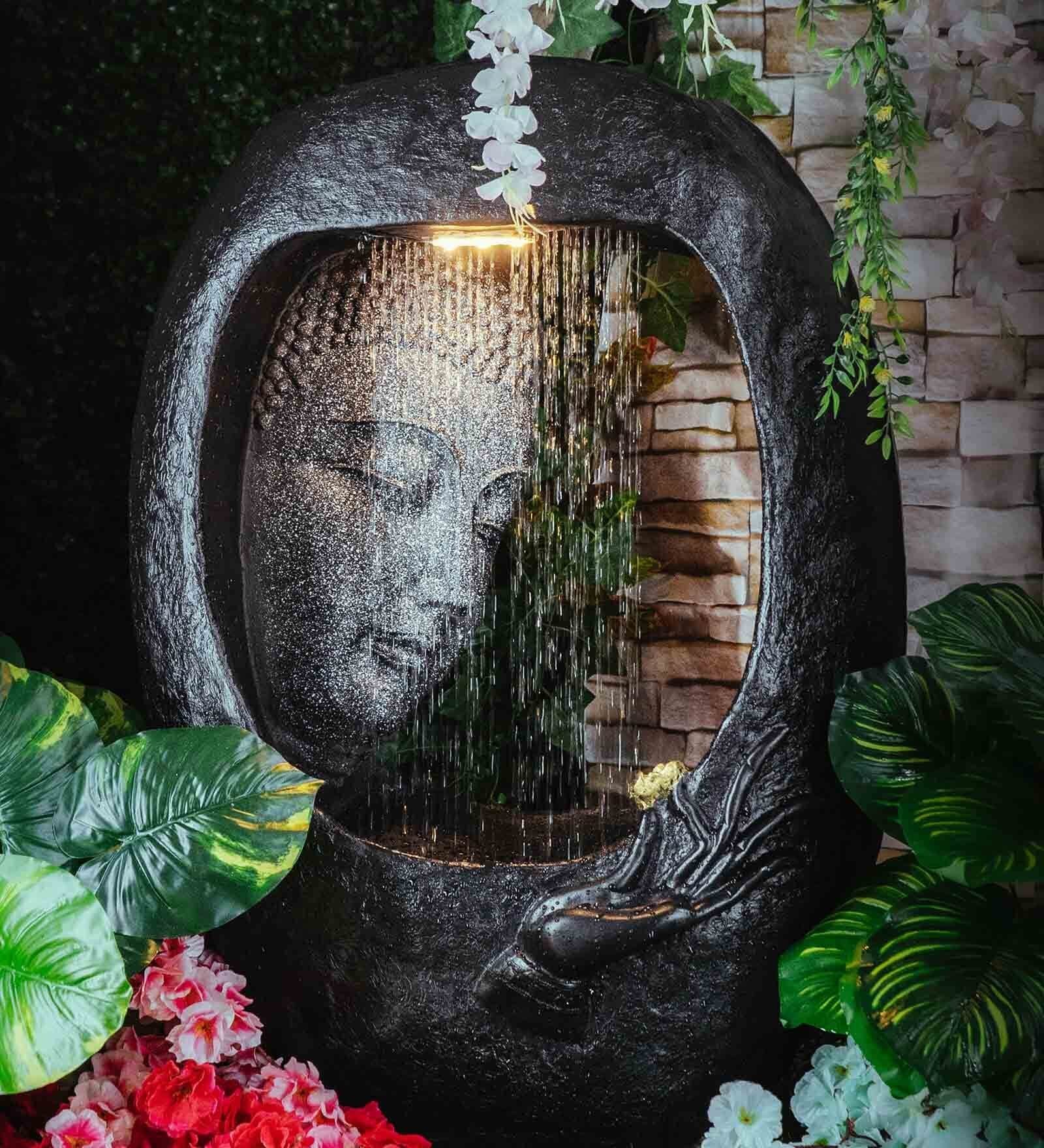 Black Face Shower Water Fountain,