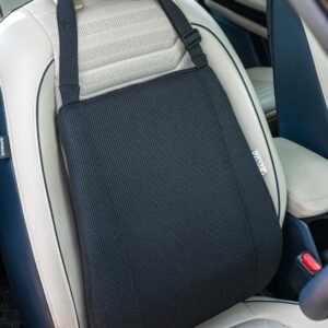 FOVERA Car Back Rest Support Memory Foam Cushion