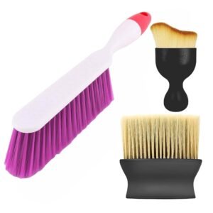 DETACHI Car Interior Cleaning Brush + Car Mat Carpet Brush Duster