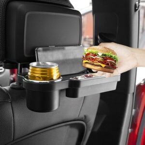 Ultreos Car Rear Back Seat Table Drink Food Cup Tray