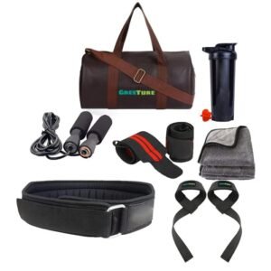 GREETURE All-in-One Gym Accessories Combo Pack